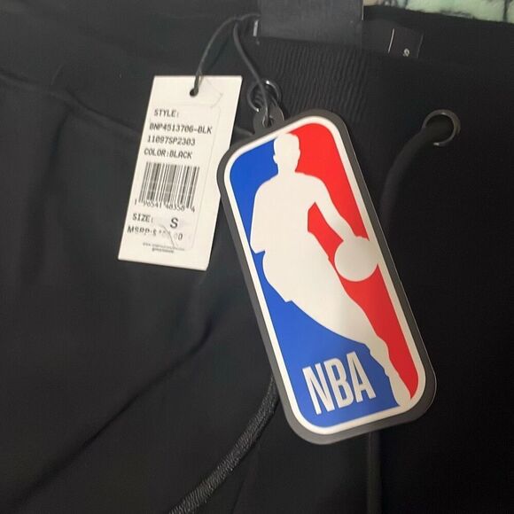 Unisex New Orleans pelicans black gold letter sweat pants jogger NBA size small - Picture 7 of 13